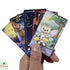 Bộ Bài Teddy Tarot 79 Thẻ Mạ Cam Hộp Sắt 