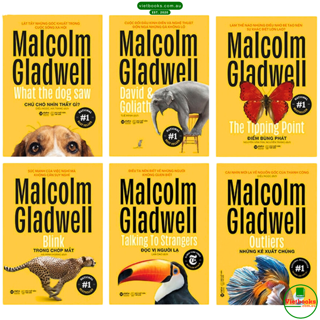 Bộ Sách Malcolm Gladwell (Trọn Bộ 6 Cuốn)