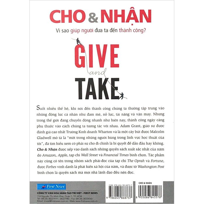 give and take cho va nhan