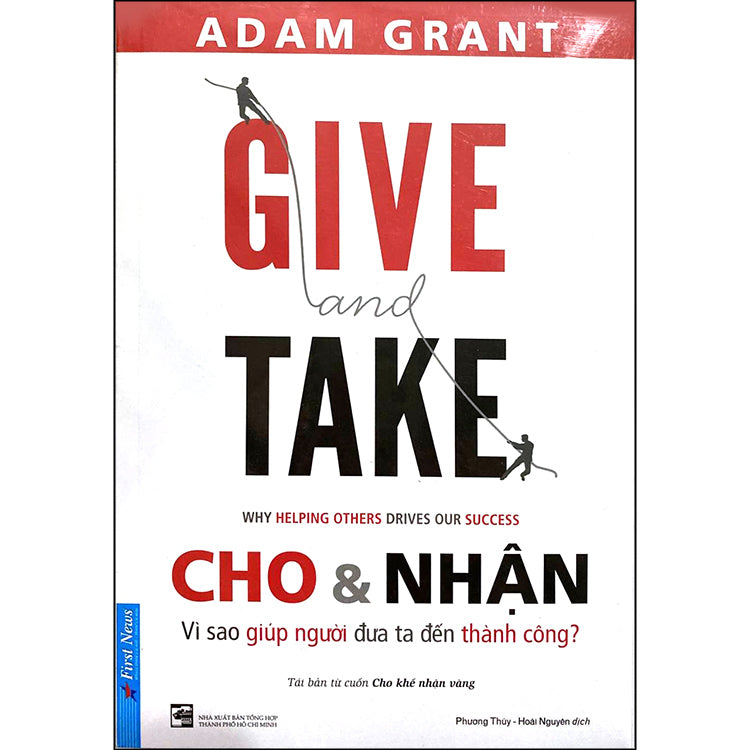 Sách Give And Take - Cho Và Nhận - Adam Grant