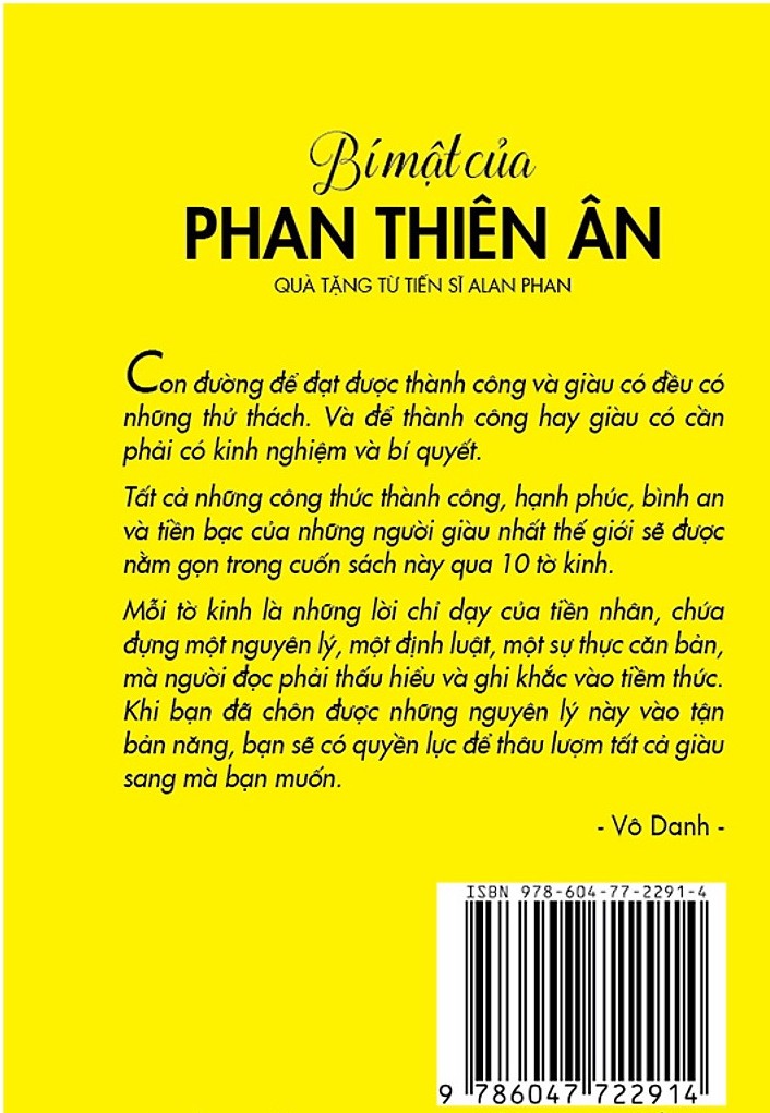 Bí Mật Của Phan Thiên Ân