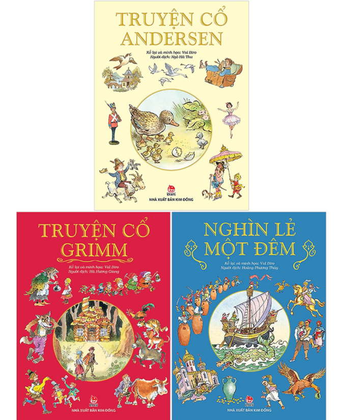 Combo Nghìn Lẻ Một Đêm + Truyện Cổ Grimm + Truyện Cổ Andersen (3 Cuốn)