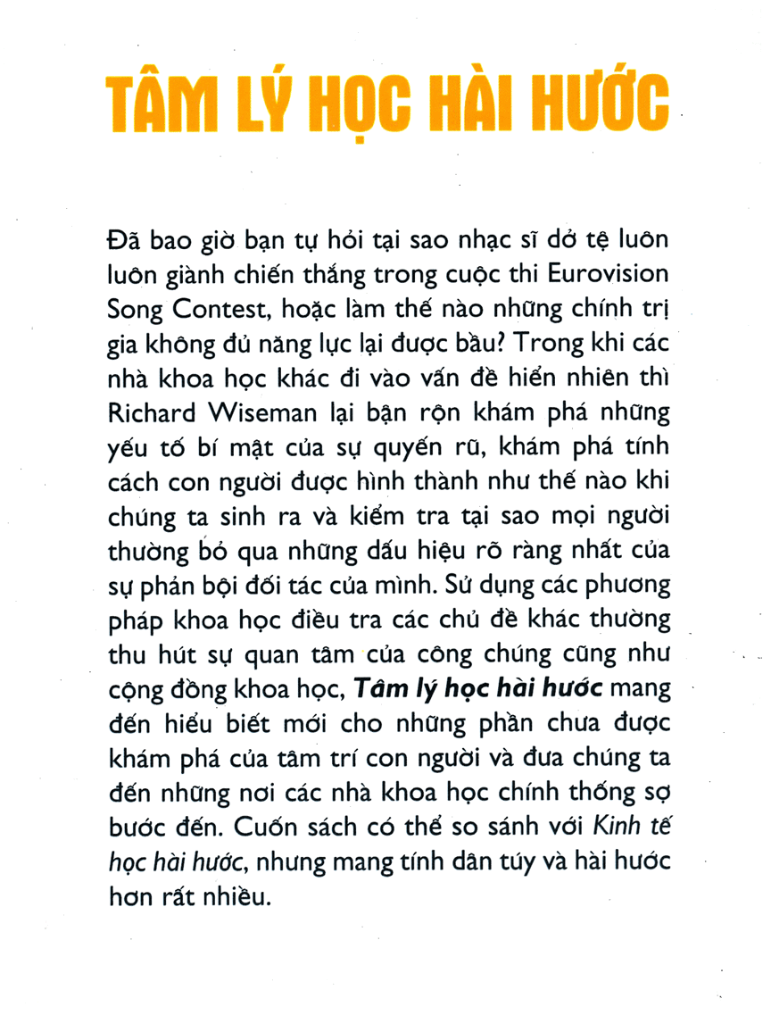  Tâm Lý Học Hài Hước